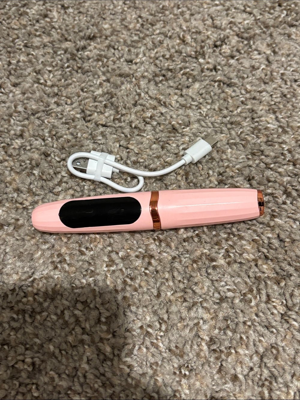 Pink Portable Electronic Eyelash curler with USB Charger - Unbranded. Never used